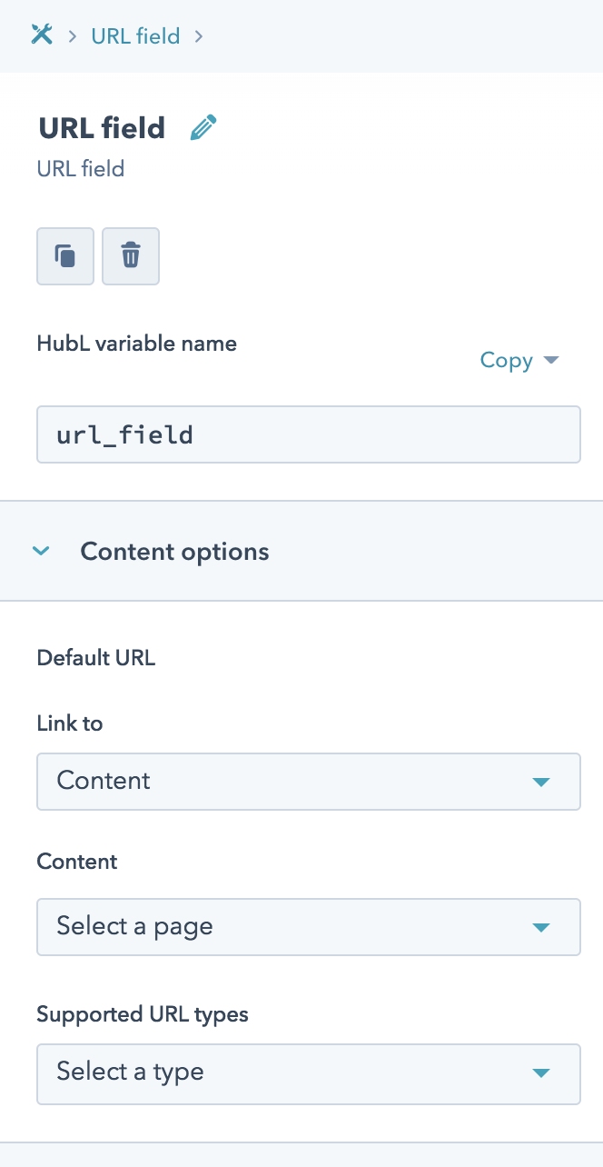 URL and Link fields now available in Custom Modules